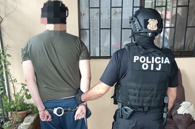 Detenido sospechoso difundir material de abuso sexual infantil en Pérez Zeledón