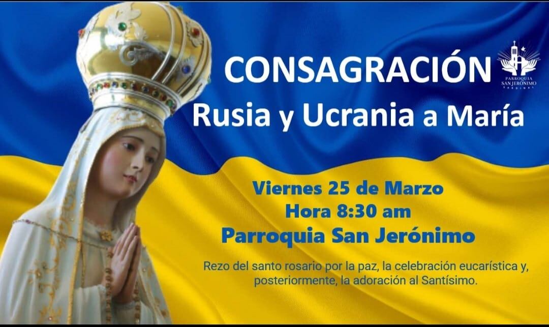 Desde la casa de La Negrita, la basílica de Nuestra Señora de Los Ángeles, en Cartago, el país entero se conectará con el papa Francisco en el Vaticano, este 25 de marzo, para consagrar a Rusia y Ucrania al Corazón Inmaculado de María