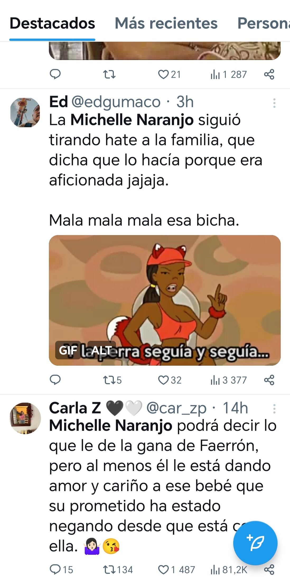 Michelle Naranjo y Laura Ortega