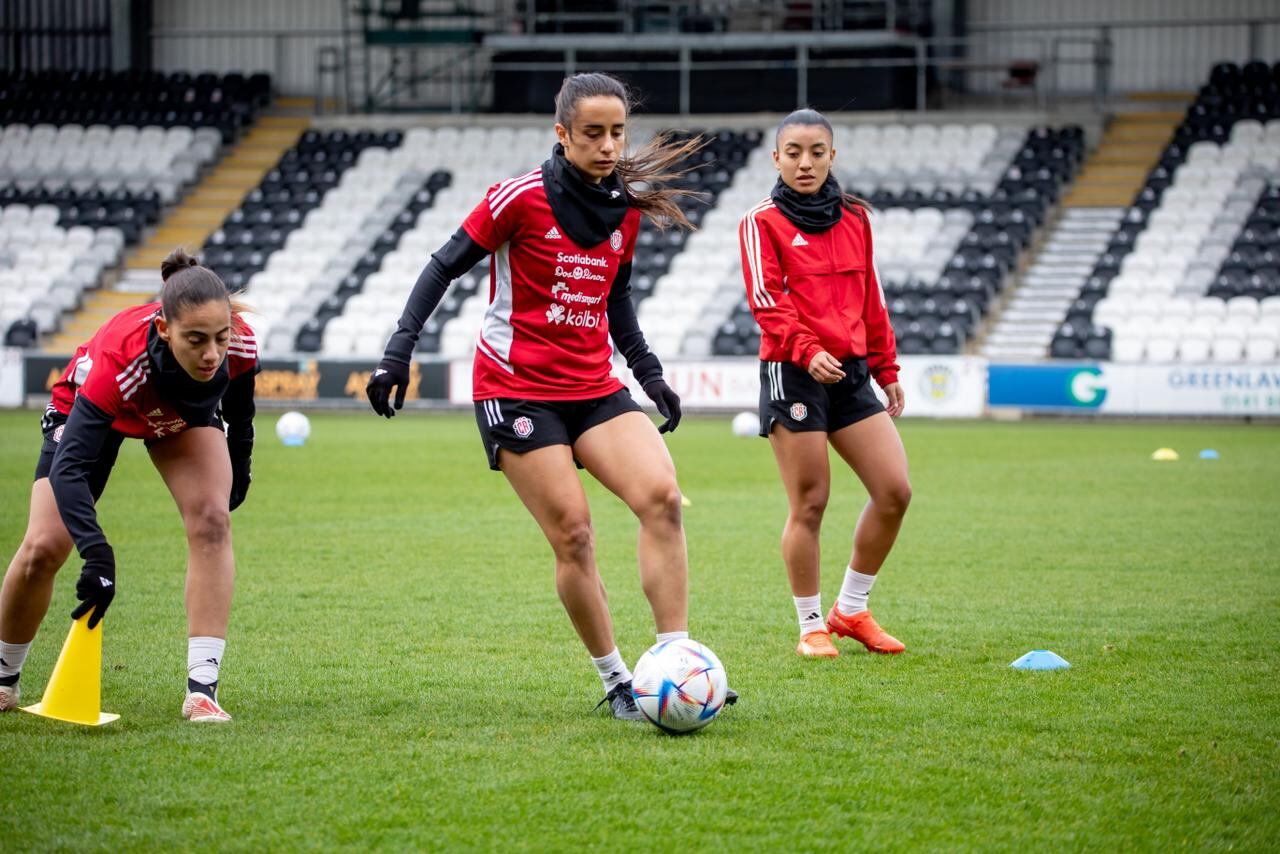 Catalina Estrada, delantera del Saprissa. Cortesía.