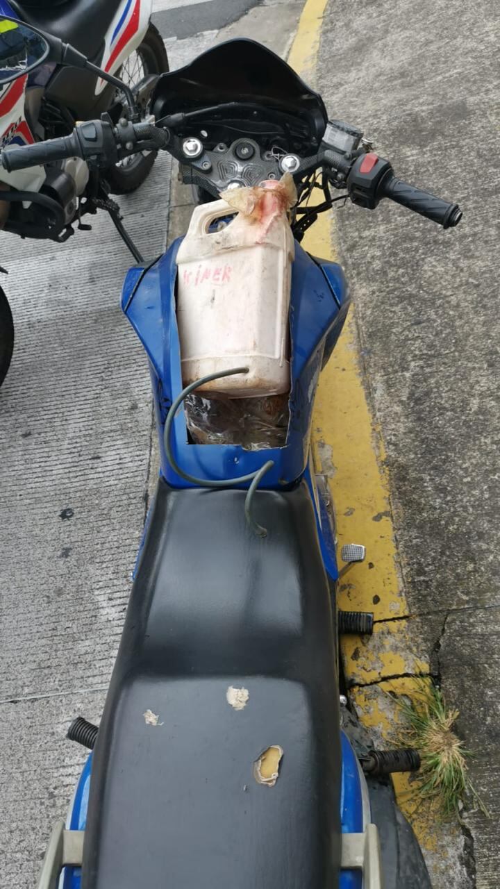 Policía Municipal de San José detuvo una verdadera motobomba el 30 de marzo del 2022