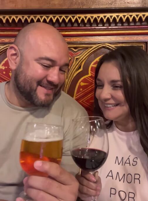 Alejandra Portillo, actriz y su novio