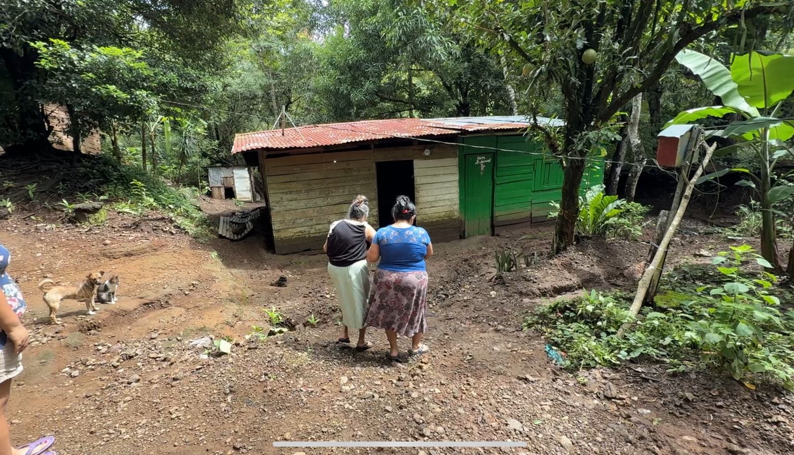 Las lluvias provocaron que Maria Isabel Pérez de 87 años perdiera todo