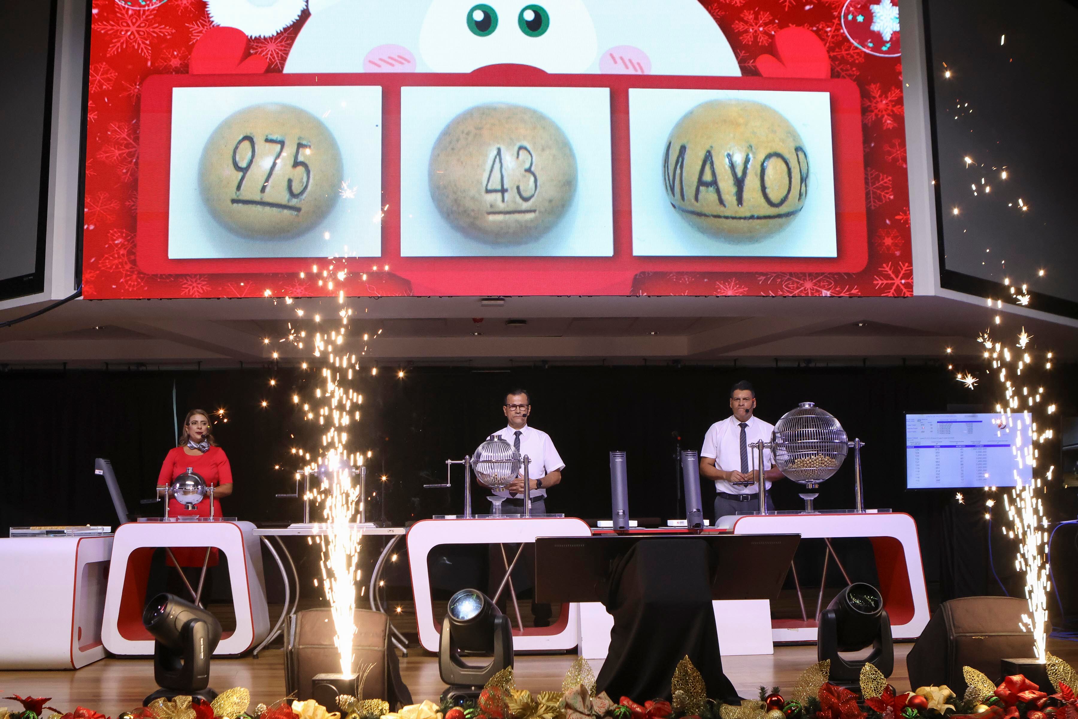 Premio mayor del sorteo del Gordo Navideño 2024