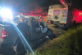 Impactantes imágenes muestran la escena del mortal choque entre carro eléctrico y autobús en Escazú