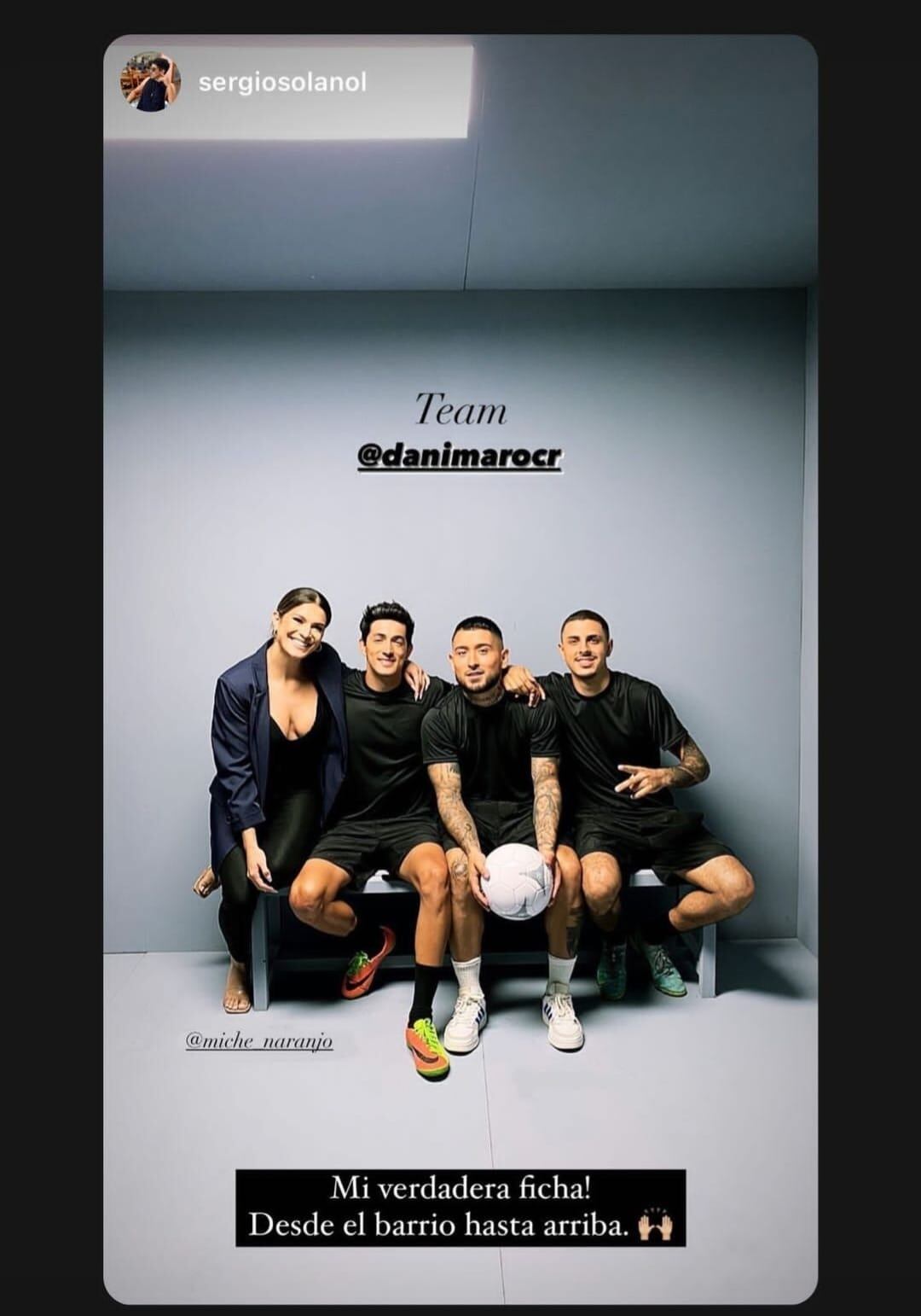 Sergio Solano pide apoyo para Dani Maro en Nace una Estrella. Instagram