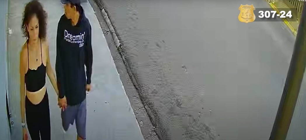 Pareja sospechosa de asaltar negocio en San José.