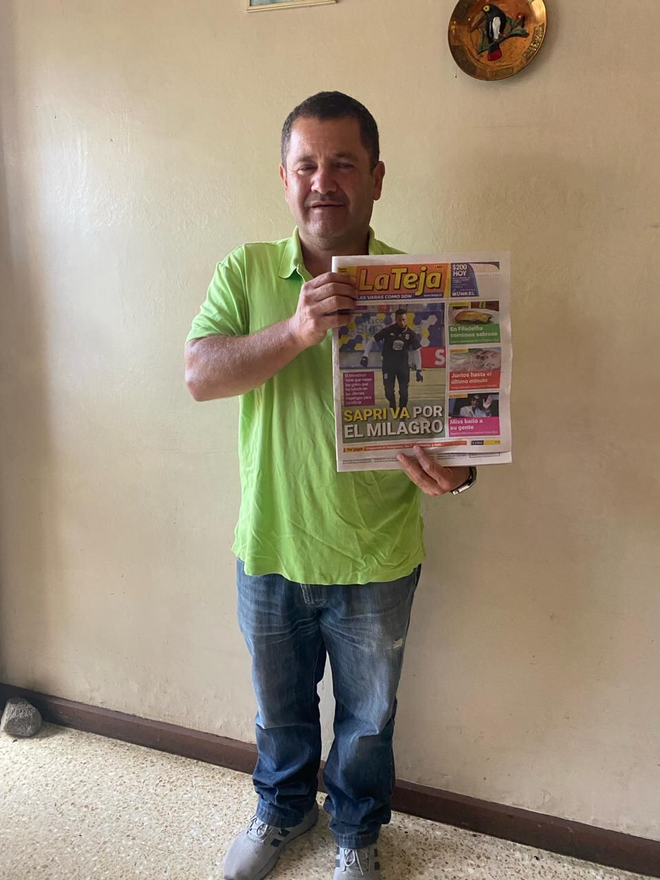 Giovanni Palermo aprovechará el premio que le dará Ópticas Münkel para comprarse unos anteojos.