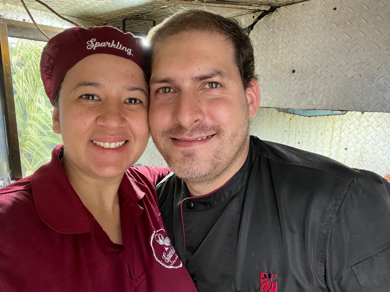 Rodrigo Maass y su esposa Marcia Zamora