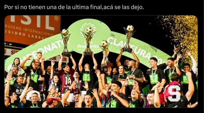 Aficionados de Saprissa hicieron fiesta en una publicación de Alajuelense previo al clásico. Captura de pantalla.