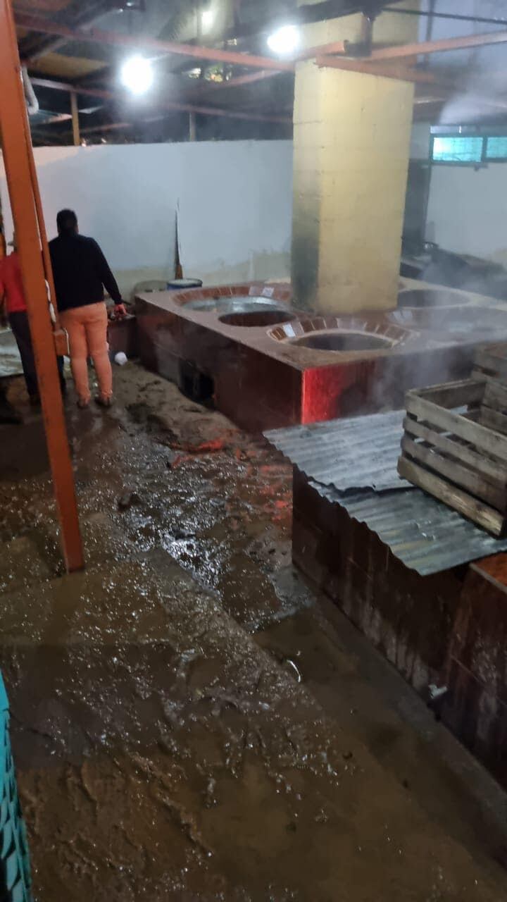 Inundación en Aserrí. Foto cortesía.