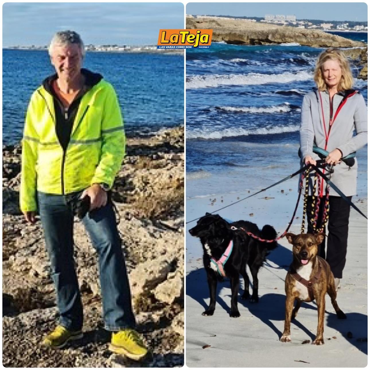 El alemán Rüdiger Schickhaus, de 60 años, y su esposa austriaca, Manuela Daxer, de 57, quienes fueron víctimas de un cruel asesinato en Costa Rica. Foto: Tomadas de redes sociales