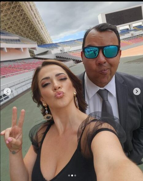 Gaby JIménez y Mynor Solano