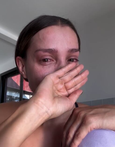 Paola Chacón aceptó que está demasiado triste y sin palabras para expresar lo que está viviendo
