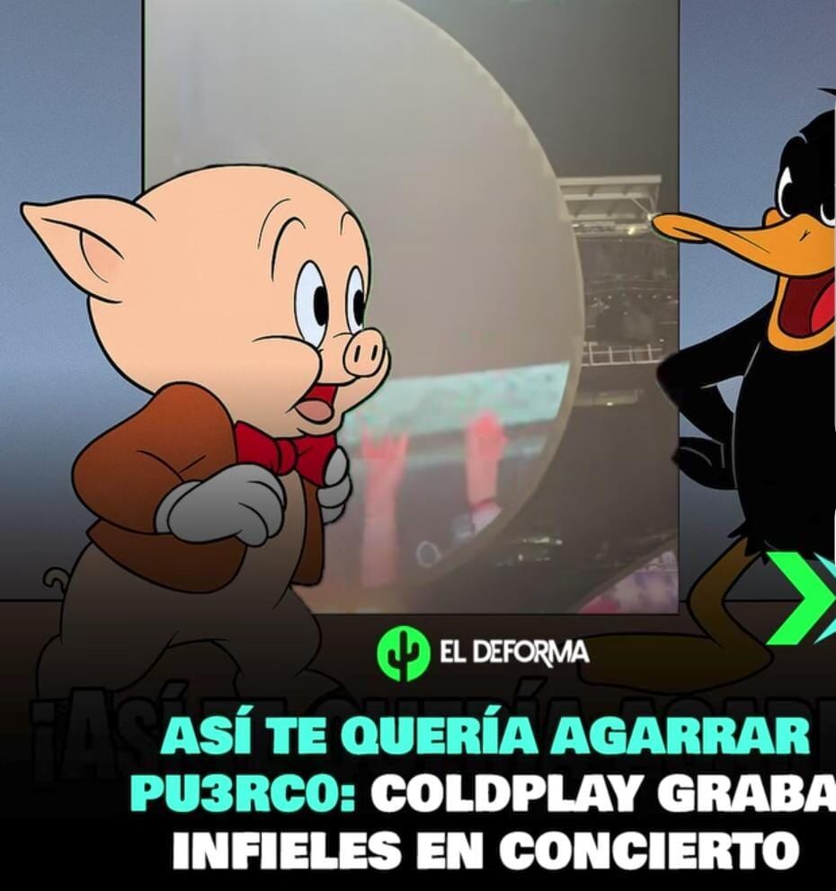 Supuesta infidelidad en concierto de Coldplay generó una lluvia de memes