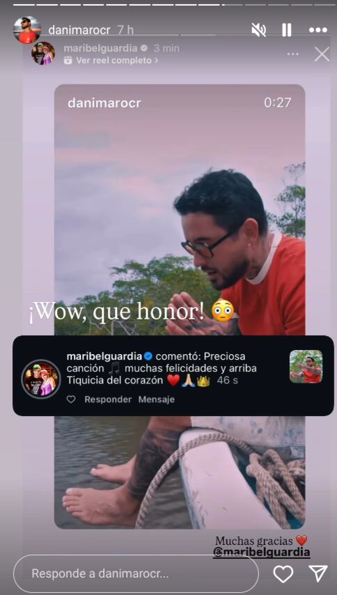 Dani Maro, y Maribel Guardia