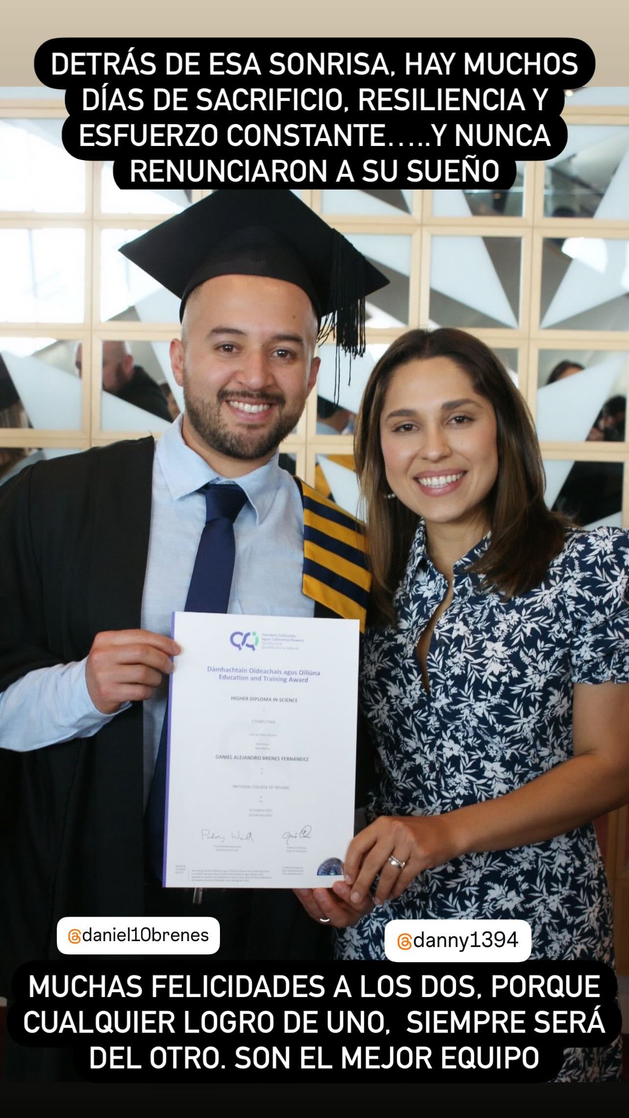 Jorge Martínez y Laura Brenes se pronunciaron sobre el buen momento que viven en la familia