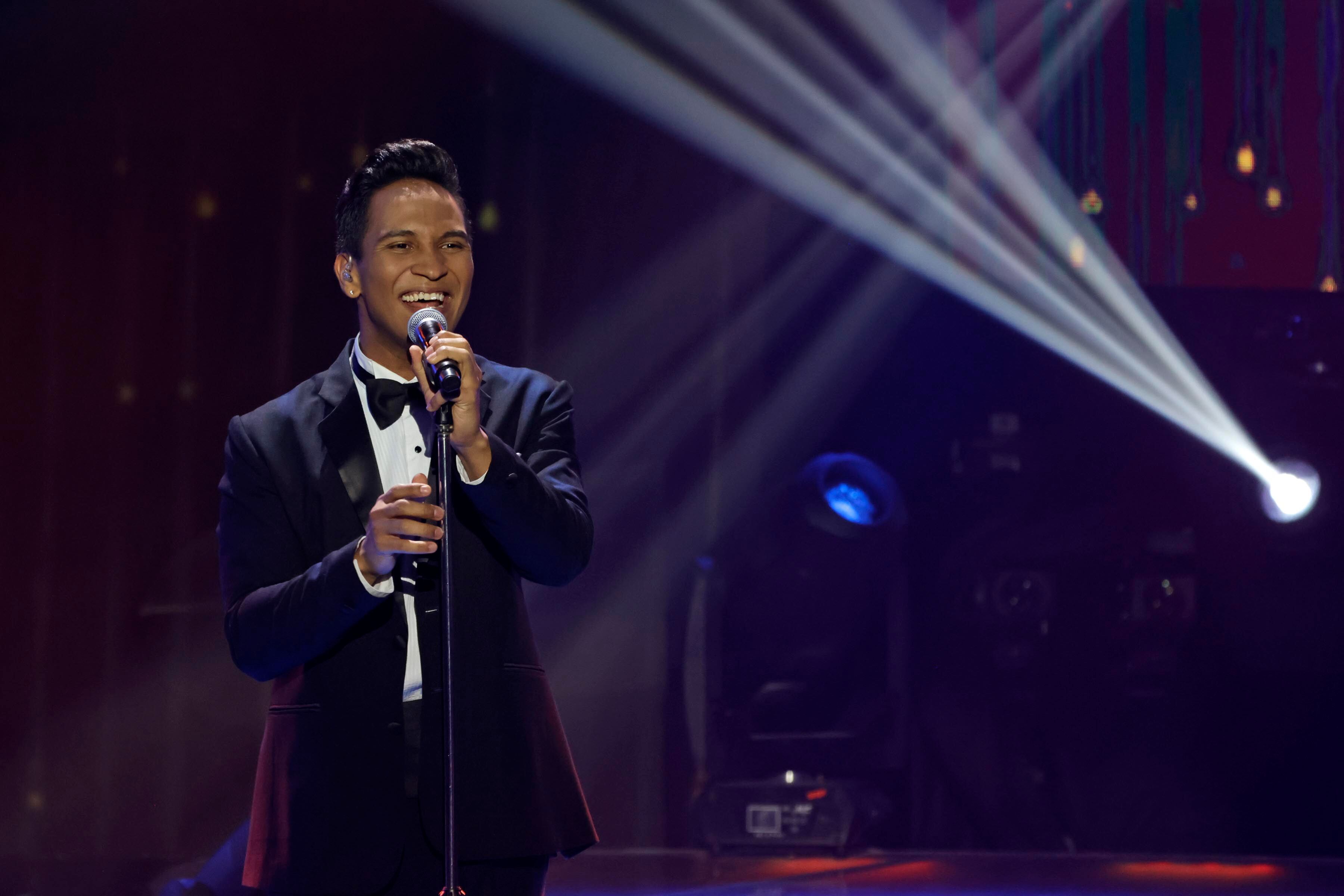 05/11/2023. Teletica, Sabana Oeste. Hora: 07:00 p.m. Gala número 10 de Nace una Estrella, grabada en el estudio Marco Picado de Teletica. En la foto, Jafet Jerez. Fotos: Mayela López