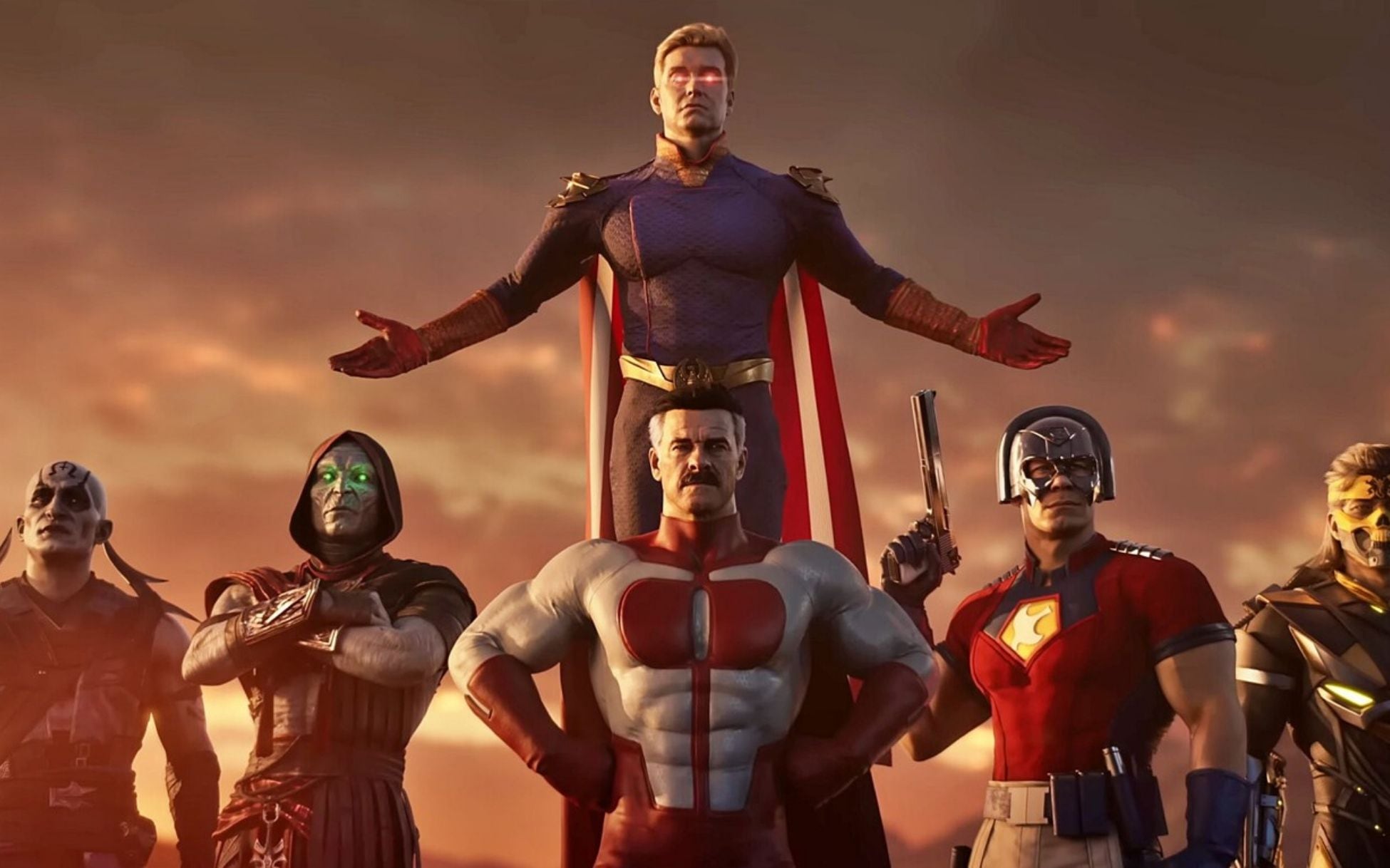 Mortal Kombat 1 ha traído algunos de los personajes más conocidos del mundo de las series a los videjuegos como Homelander (The Boys) y Omniman (Invencible). Foto: WB Games.