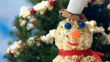 Recetas navideñas con palomitas de maíz
