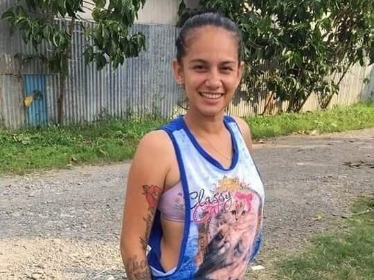 Franciny Duarte, joven mamá que está desapareció el 30 de marzo en Barranca, Puntarenas. Foto Andrés Garita.