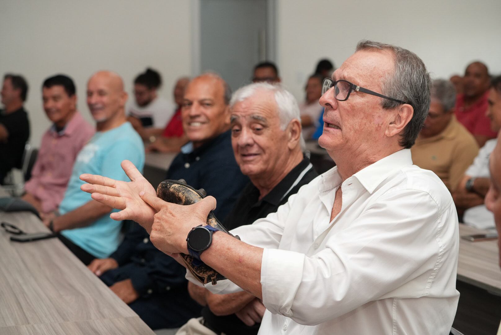 12/07/2025. Evento con ex jugadores del Alajuelense. Centro de Alto rendimiento, Turrúcares. Alajuela. Fotografía: Lilly Arce.