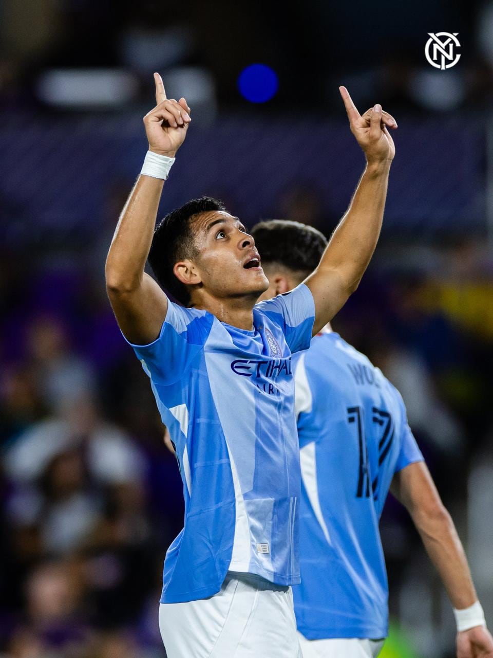 Así celebró Alonso Martínez su regreso al gol con el New York City.
