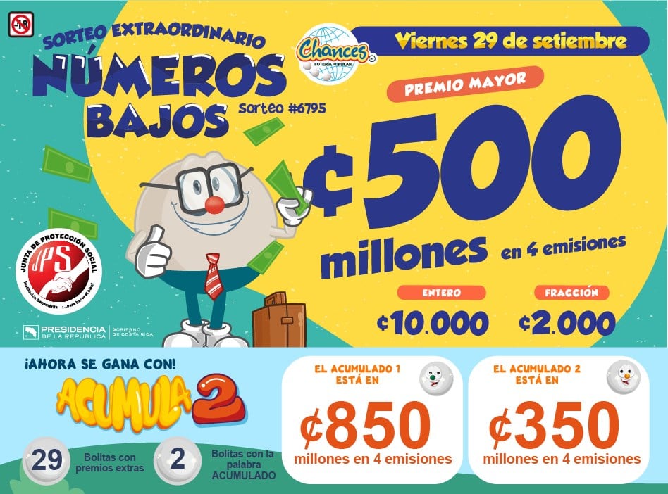 Sorteo Números Bajos de la JPS.