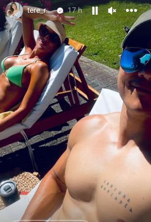 María Teresa Rodríguez y Adrián Lizano.