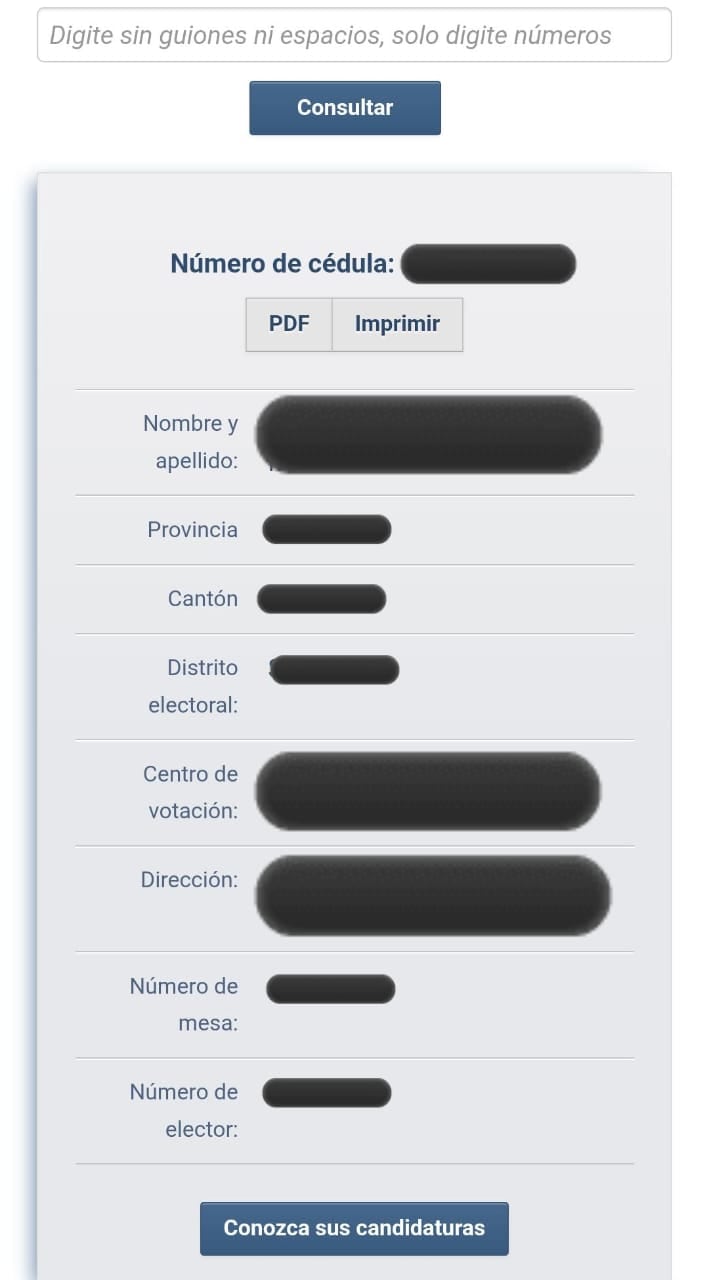 Con solo el número de cédula se puede saber dónde votar en 2026.