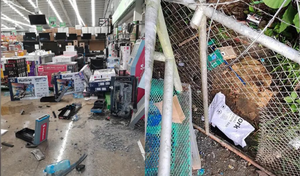 Robo millonario en Maxi Pali