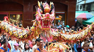 Año Nuevo chino: Dragón se despide para darle espacio a la Serpiente