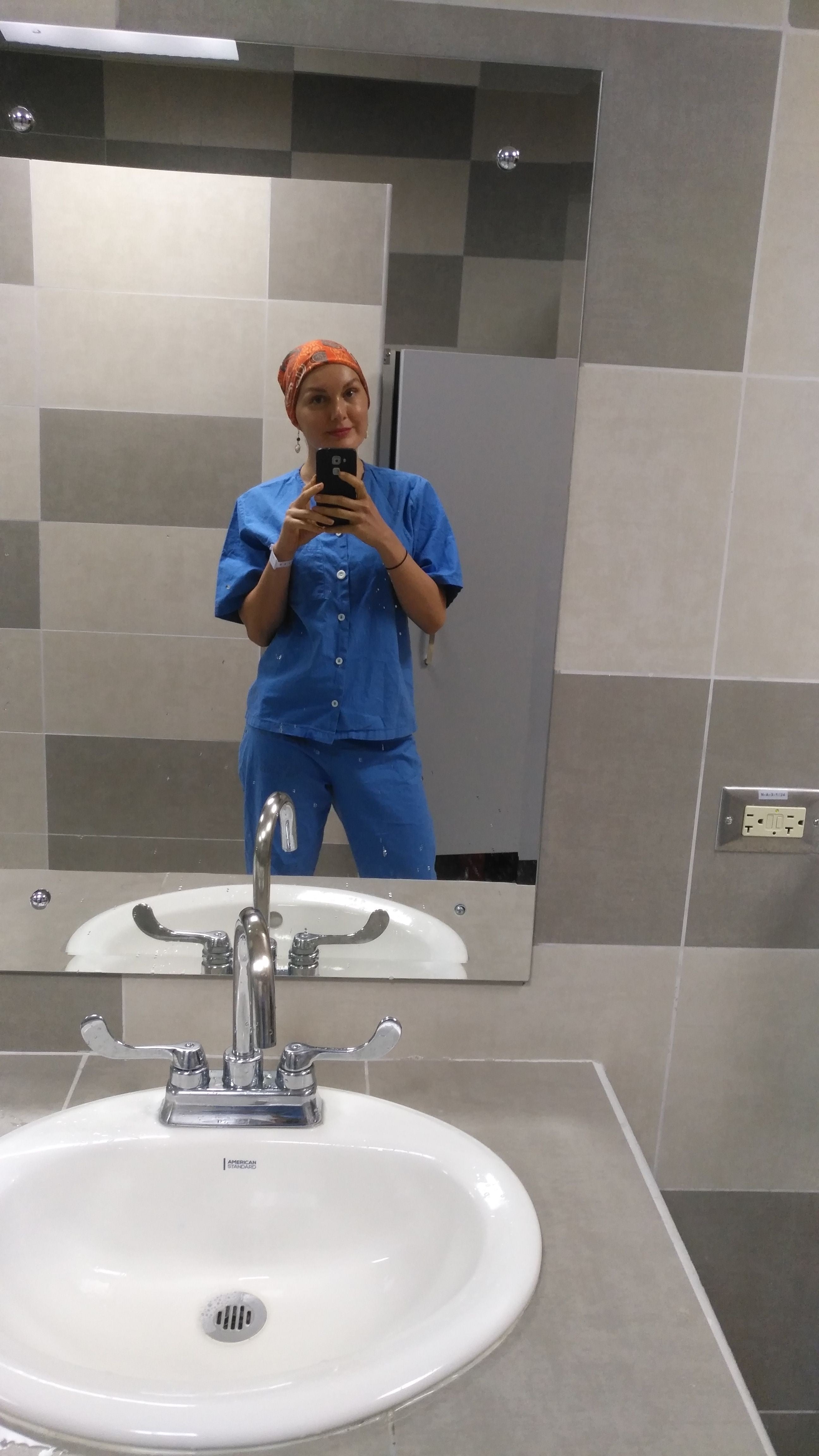 Fabiola Campos, paciente con cáncer que realiza trekking. Cortesía.