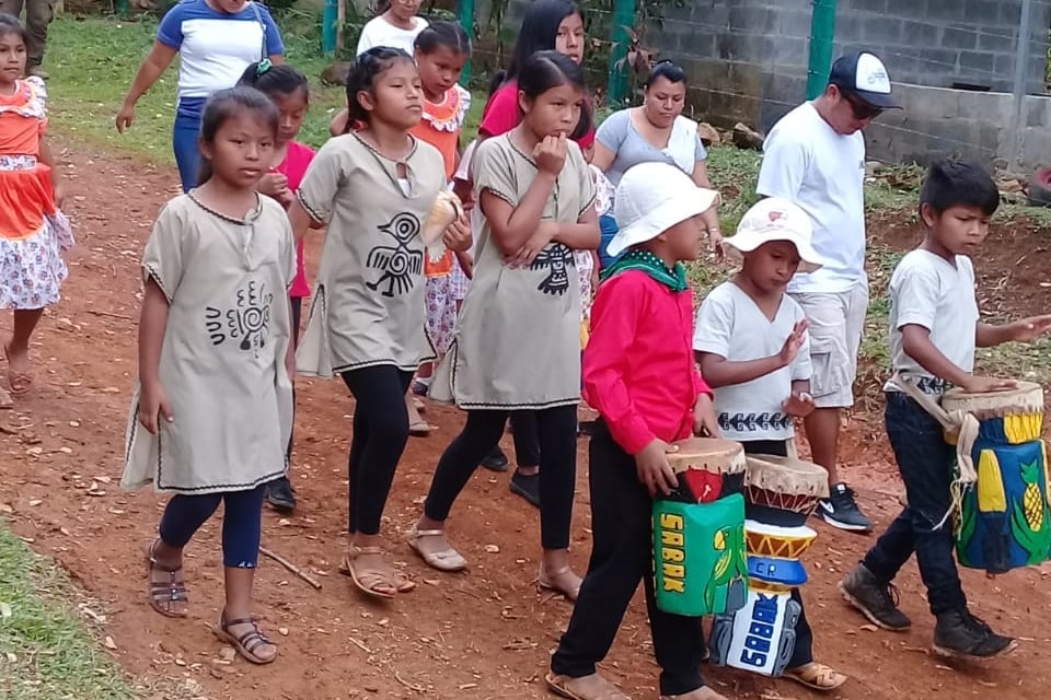 Desfiles del 15 de setiembre del 2019 en el territorio indígena Salitre