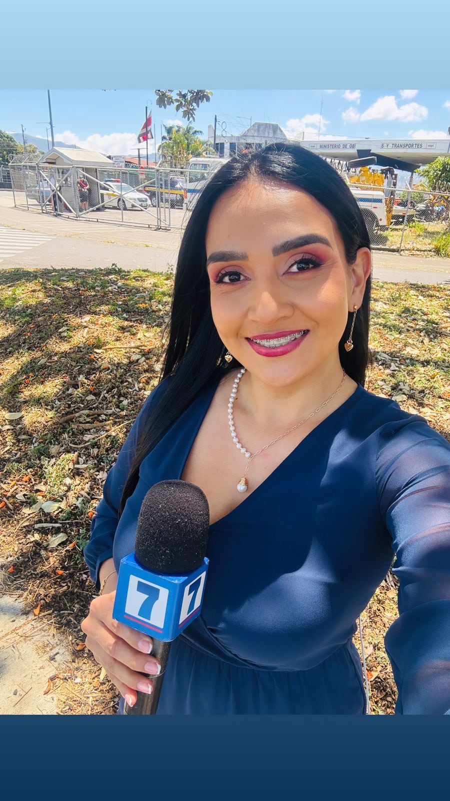 Mónica Matarrita Mora, periodista de Telenoticias.