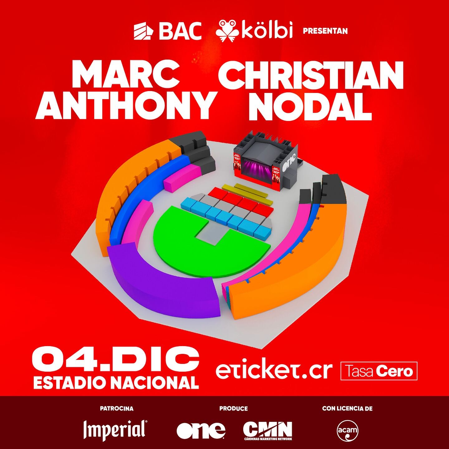 Ya se dieron a conocer los precios y localidades para el concierto de Marc Anthony y Christian Nodal.