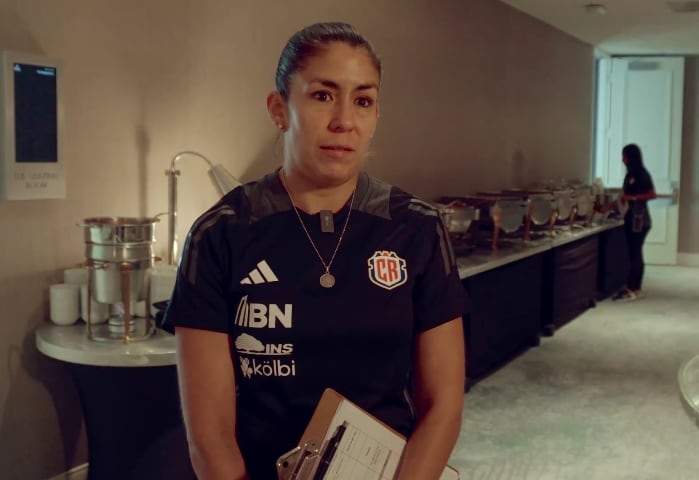 Alhelí Mateos cuenta con nueve años de experiencia como nutricionista de las selecciones de Costa Rica. Foto: Captura de pantalla.