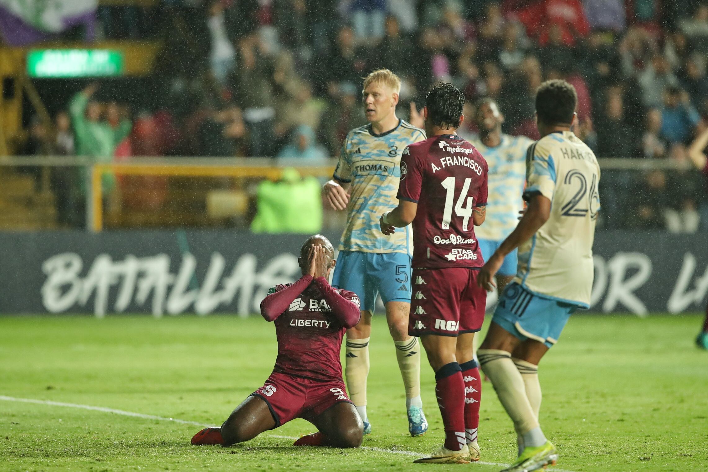 20/02/2024/ Juego de ida entre Deportivo Saprissa vs Philadelphia Unión por la CONCACAF Champions Cup en el estadio Ricardo Saprissa / Foto John Durán