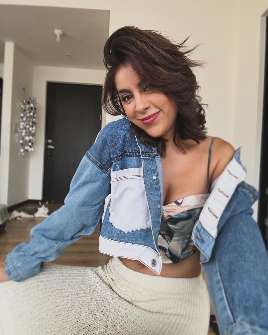 María Fernanda León, presentadora de canal 7