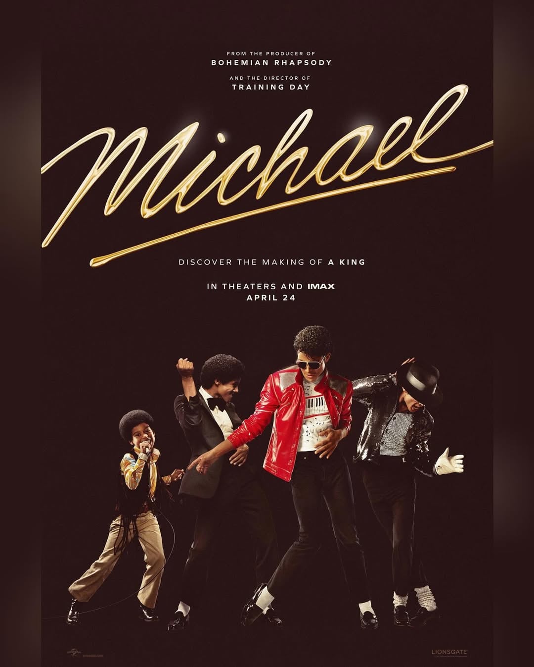 La película Michael se estrenará en abril de 2026.