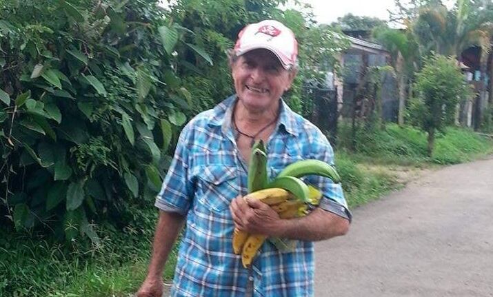Delio Araya, señor de 80 años que desapareció en Tucurrique tras ser arrastrado por el río Reventazón. Foto cortesía Jacqueline Araya.