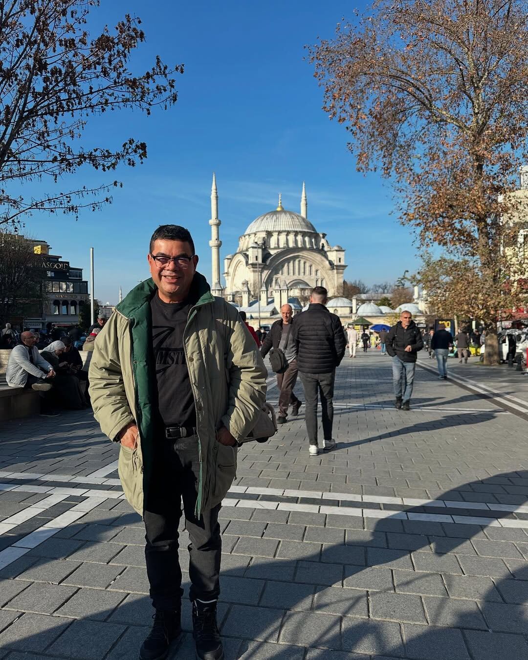 Marcelo Castro en Turquía por su cumpleaños