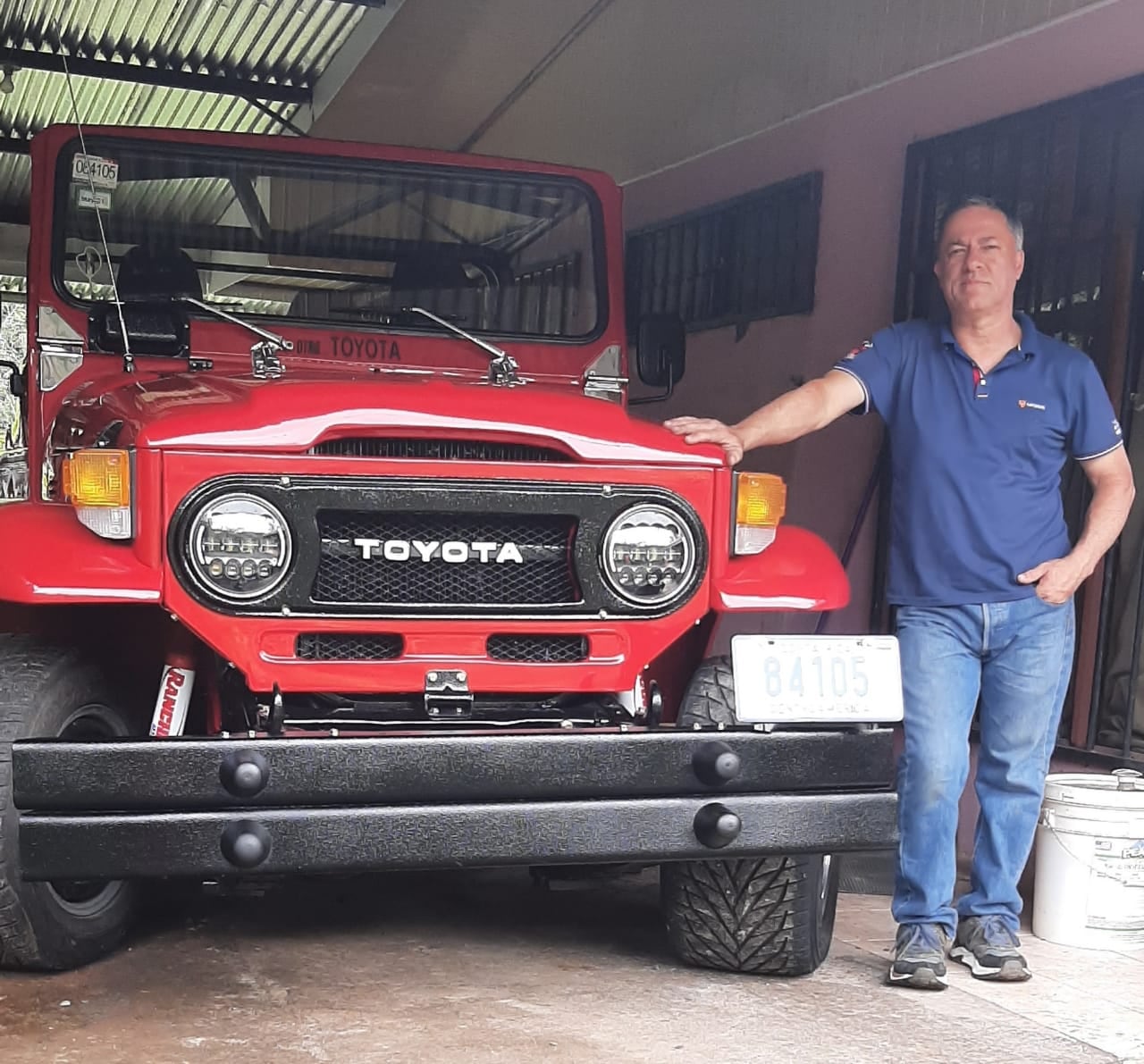 Un Land Cruiser se convirtió en el chineado de los nietos de un pulseador de Aserrí. Cortesía.