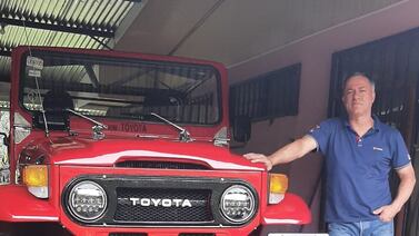 Marco Tulio Ureña revive su sueño al restaurar un Toyota Land Cruiser del 79