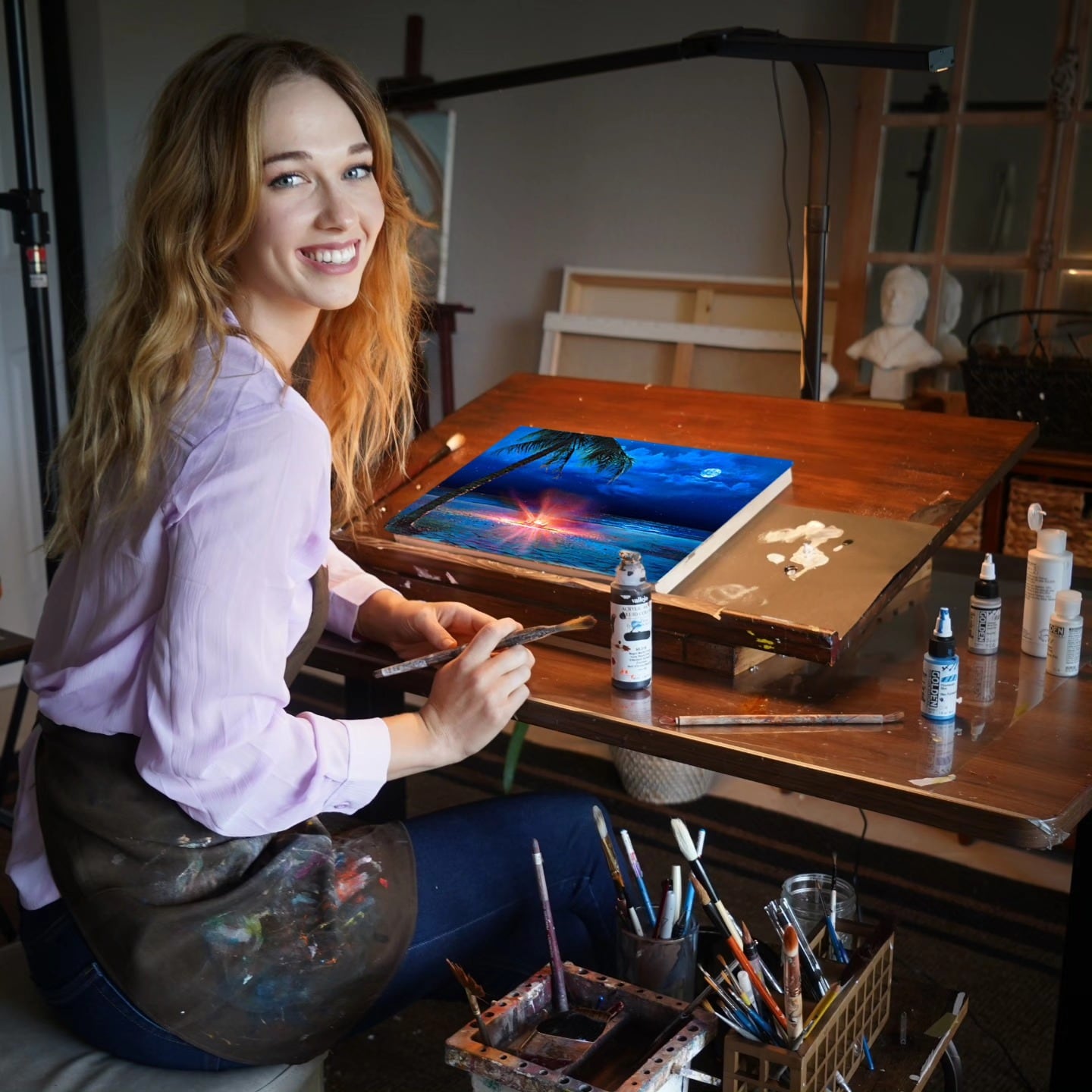 Akiane Kramarik asegura desde que tiene 8 años que pintó el rostro de Jesús porque Dios mismo la inspiró.