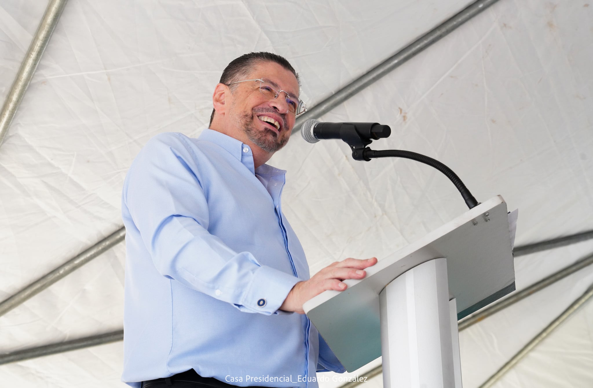 Rodrigo Chaves, presidente de la República.