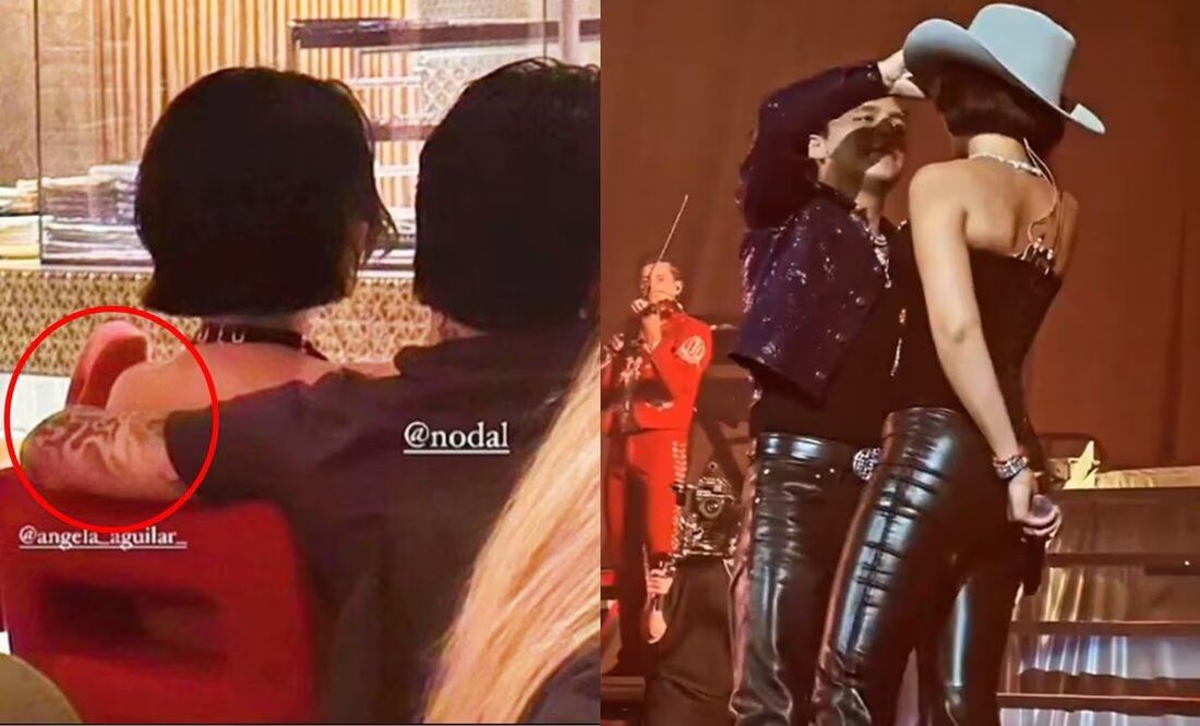 Christian Nodal y Ángela Aguilar