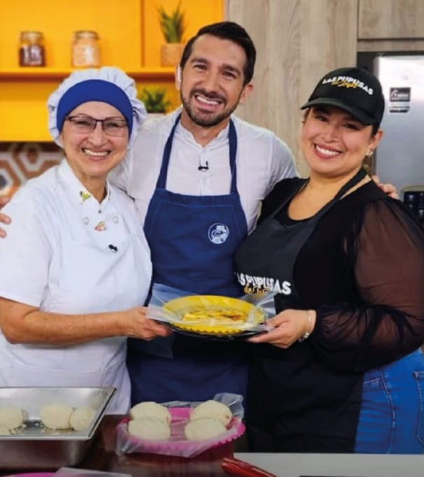 Jafet Jerez y su Pupusatón para salvar sus dos locales de venta de pupusas salvadoreñas.
