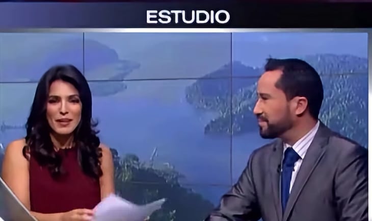 Daniel Céspedes, Natalia Suárez y Juan Manuel Vargas en Telenoticias.