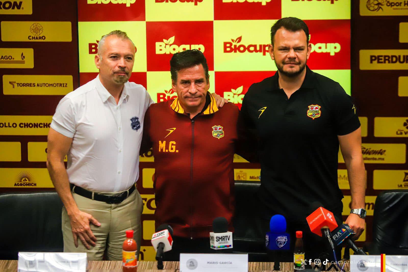 Mario García, técnico de Morelia